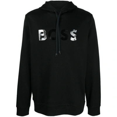 Shop Hugo Boss Sweatshirts In Black