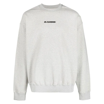 Shop Jil Sander Sweatshirts In Grey