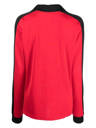 Shop Wales Bonner Shirt In Red And Black