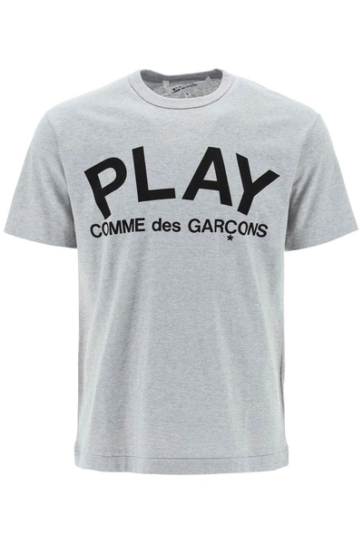 Shop Comme Des Garçons Play T-shirts & Tops In Grey