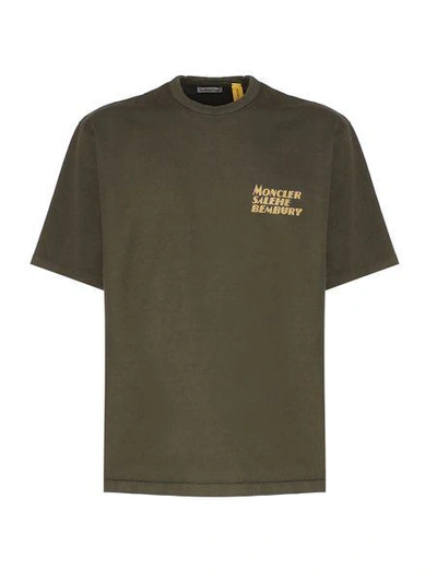Shop Moncler Genius T-shirts & Tops In Greenolive