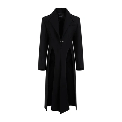 Shop Mugler Coat In Black