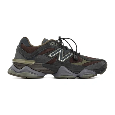 Shop New Balance 9060 Sneakers Shoes In Green