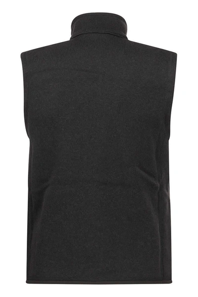 Shop Patagonia Better Sweater - Fleece Vest In Black