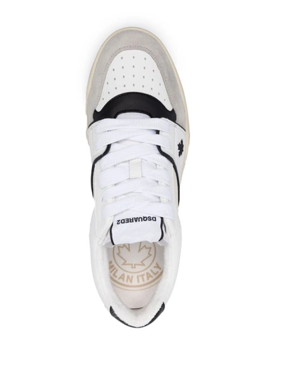 Shop Dsquared2 Sneakers Shoes In White