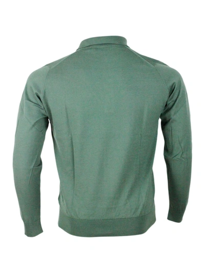 Shop John Smedley T-shirts And Polos In Green