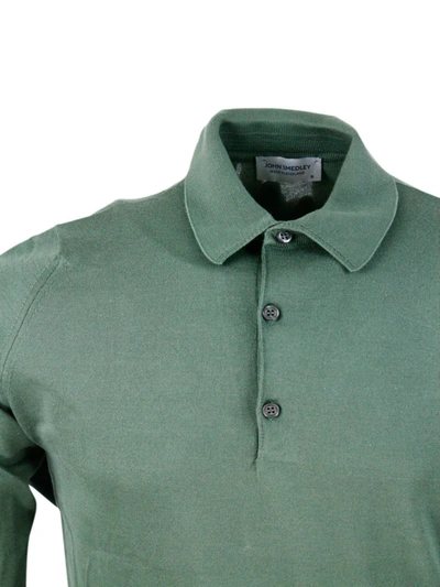 Shop John Smedley T-shirts And Polos In Green