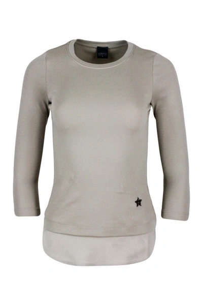 Shop Lorena Antoniazzi T-shirts And Polos In Beige