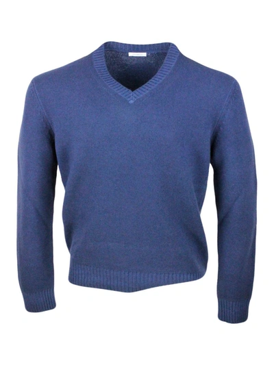 Shop Malo Sweaters In Blue