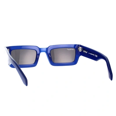 Shop Off-white Sunglasses In Blue