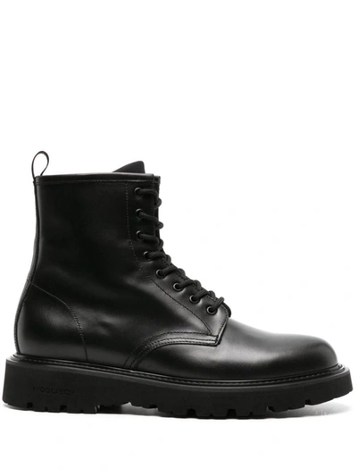 Shop Woolrich High Boot With Logo In Black