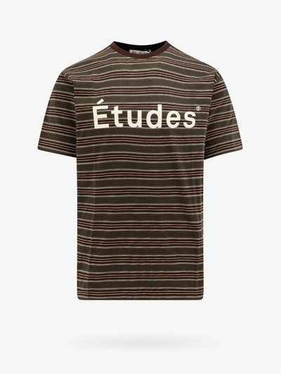 Shop Etudes Studio T-shirt In Brown