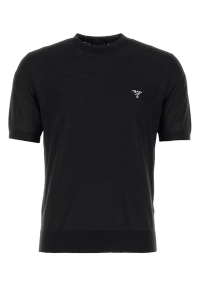 Shop Prada T-shirt In Black