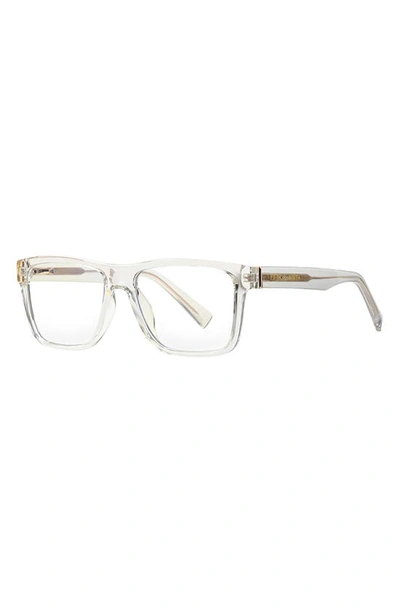 Fifth & Ninth Parker 57mm Square Blue Light Blocking Glasses In Clear