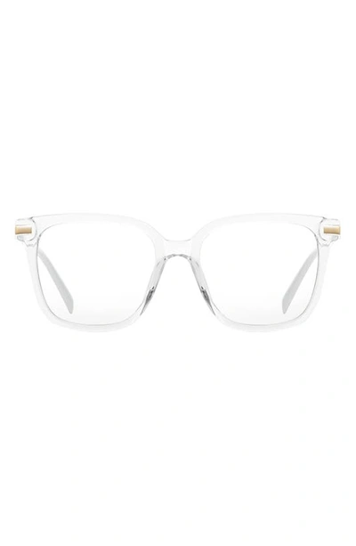 Shop Fifth & Ninth Yara 52mm Square Blue Light Blocking Glasses In Clear