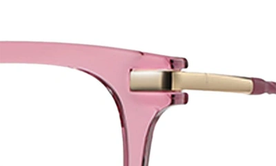 Fifth & Ninth Yara 52mm Square Blue Light Blocking Glasses In Bubblegum Pink