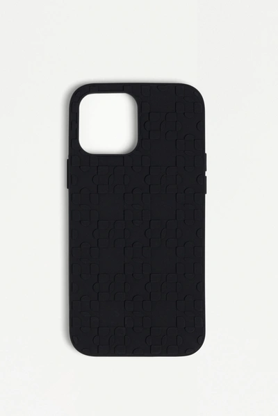 Shop Jonathan Simkhai Monogram Iphone Case 13 Pro Max In Black