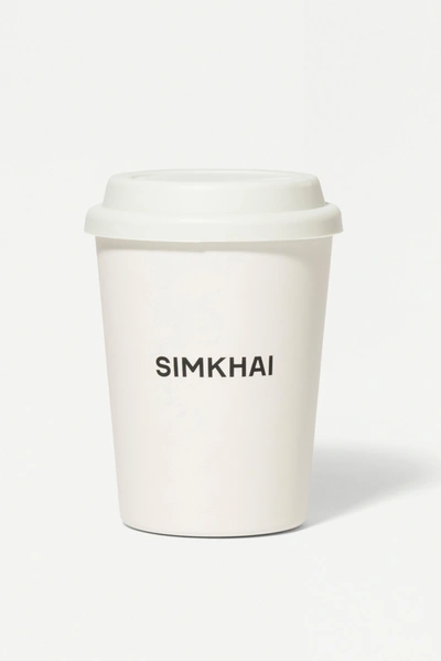 Shop Jonathan Simkhai Coffee Mug In Beige