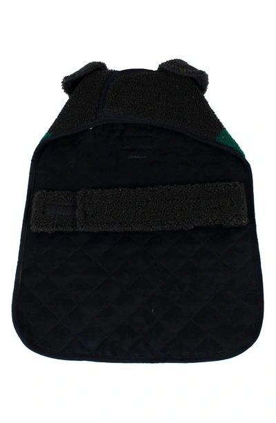 Pendleton Yakima Camp Fleece Dog Jacket In Oxford Black