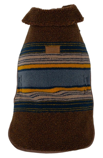 Pendleton Yakima Camp Fleece Dog Jacket In High Ridge