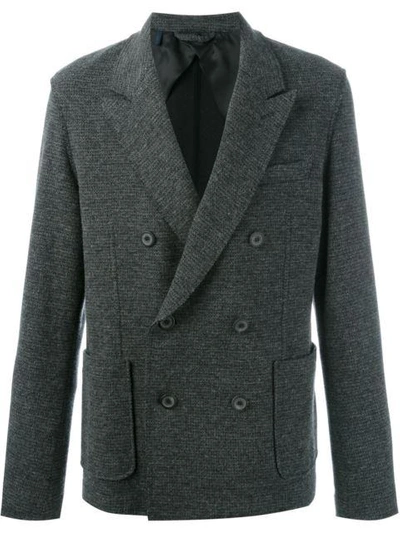 Lanvin Double Breasted Jacket In Grey