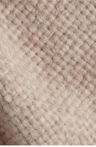 Shop Parachute Cozy Alpaca Blend Throw Blanket In Natural
