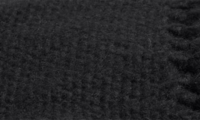 Shop Parachute Cozy Alpaca Blend Throw Blanket In Soft Black