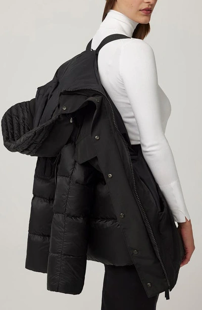 Canada Goose Black Paradigm Expedition Parka Coat In Black - Noir