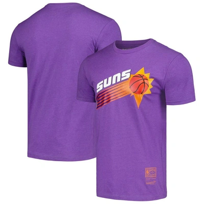Shop Mitchell & Ness Unisex   Purple Phoenix Suns Hardwood Classics Mvp Throwback Logo T-shirt