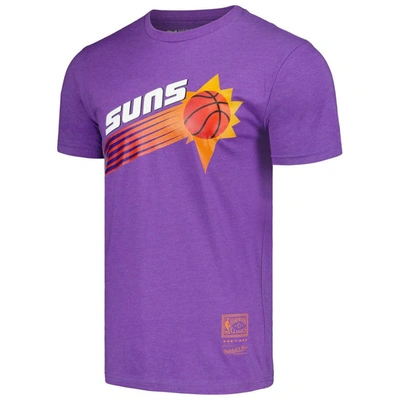 Shop Mitchell & Ness Unisex   Purple Phoenix Suns Hardwood Classics Mvp Throwback Logo T-shirt
