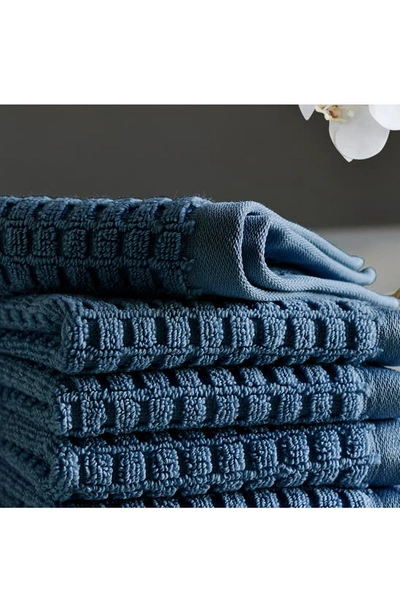 Dkny 6-pack Cotton Washcloths In Denim