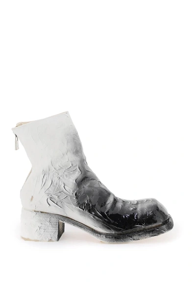 Shop Guidi Leather Ankle Boots In Mixed Colours