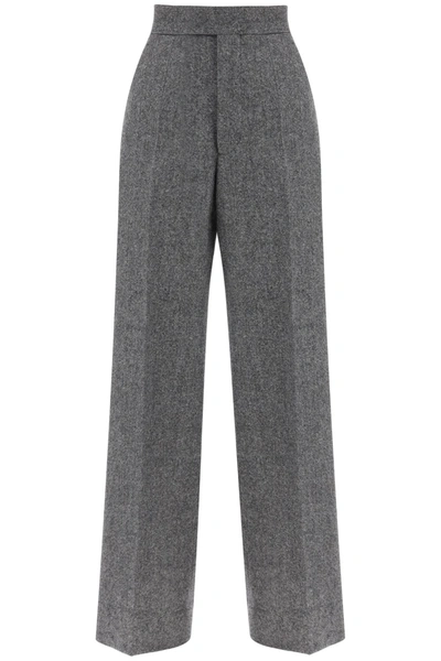 Shop Vivienne Westwood Lauren Trousers In Donegal Tweed In Mixed Colours
