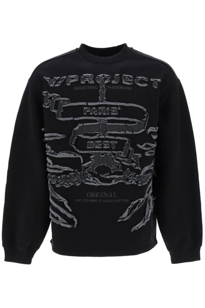 Shop Y/project Paris' Best Sweatshirt In Black