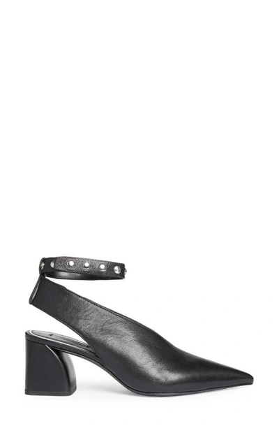 Shop Rag & Bone Victory Ankle Strap Pointed Toe Pump In Black