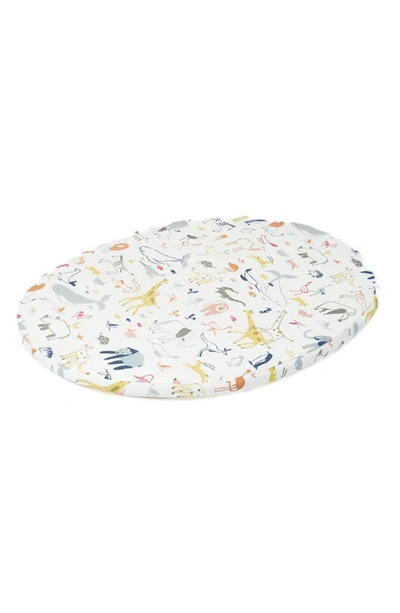 Shop Stokke Sleepi™ Pehr V3 Organic Cotton Mini Fitted Bed Sheet In Into The Wild