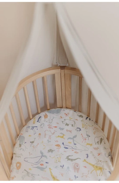Stokke X Pehr Sleepi V3 Mini Fitted Sheet In Into The Wild