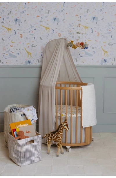 Shop Stokke Sleepi™ Pehr V3 Organic Cotton Mini Fitted Bed Sheet In Into The Wild