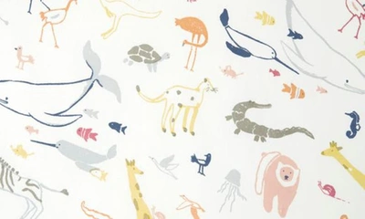 Stokke X Pehr Sleepi V3 Mini Fitted Sheet In Into The Wild