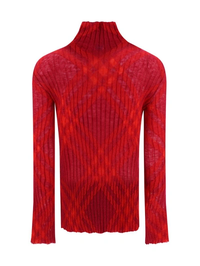 Shop Burberry Knitwear In Ripple Ip Check