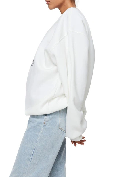 Shop Princess Polly Colorado Oversize Graphic Sweatshirt In White