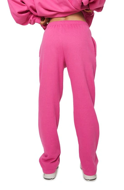 Shop Princess Polly Arya Recycled Cotton Blend Sweatpants In Pink