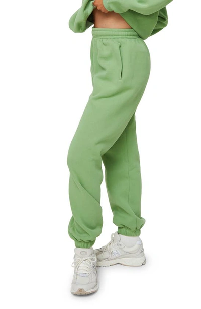 Shop Princess Polly Renna Recycled Cotton Blend Sweatpants In Green