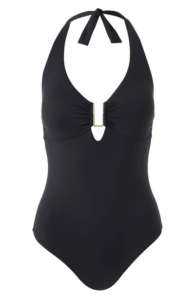 Shop Melissa Odabash Tampa Core One-piece Swimsuit In Black