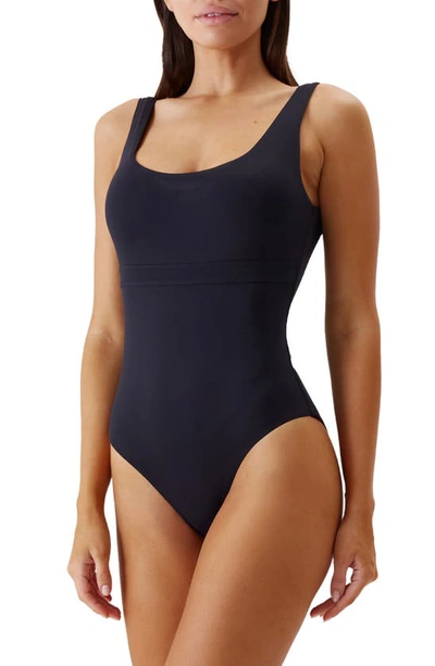 Shop Melissa Odabash Kos Core One-piece Swimsuit In Black