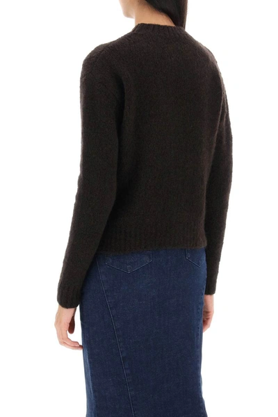 Shop Paloma Wool Floreke Sweater With Floral Intarsia In Brown