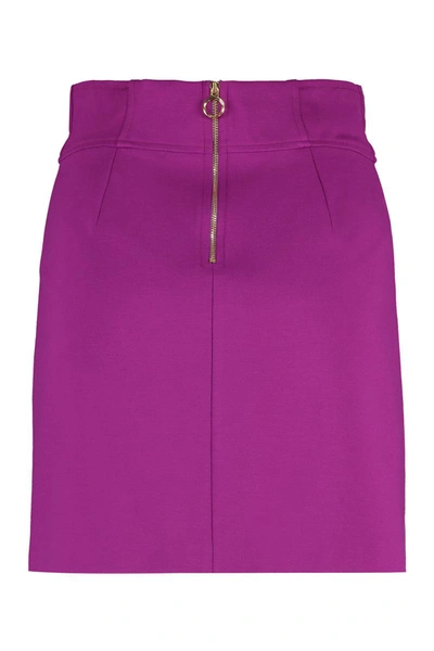 Shop Pinko Gnomeo Mini Skirt In Purple