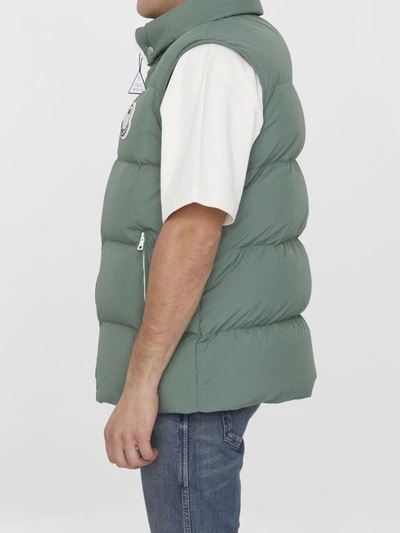 Shop Moncler Genius Rodmar Down Vest In Green