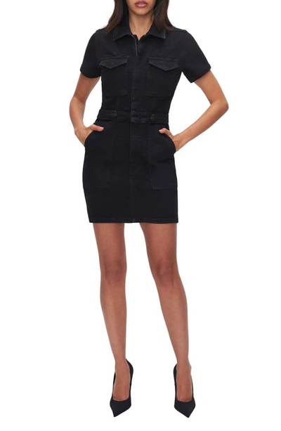 Shop Good American Fit For Success Minidress In Black099