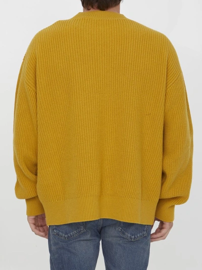 Shop Moncler Genius Wool Sweater In Beige